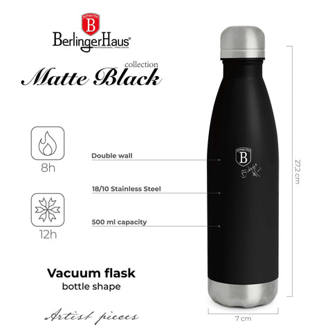 Termo De Vacío Con Forma De Botella De 0,5L, Imagen conceptual