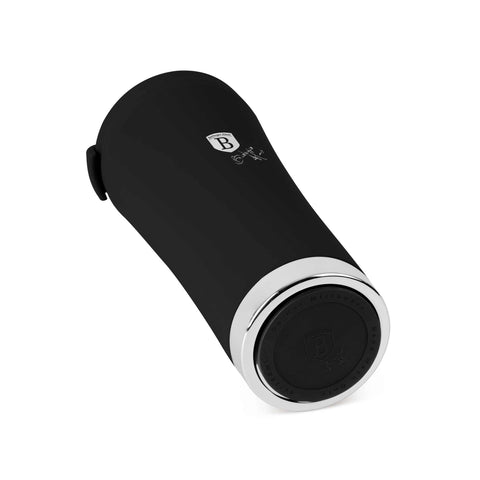  BH/8751, Taza de café 0,5L, Negra, Plateada, Taza de café, Taza de café de viaje, Botella, Frasco, Vajilla, Taza