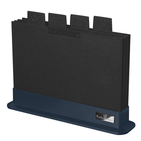  BH/8758, juego de tablas de cortar de 5 piezas, azul mate, juego de tablas de cortar, cuchillos y herramientas de corte, tabla de cortar