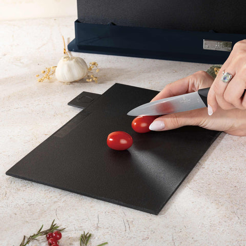  BH/8758, juego de tablas de cortar de 5 piezas, azul mate, juego de tablas de cortar, cuchillos y herramientas de corte, tabla de cortar