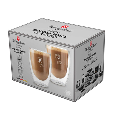 accesorios de cocina, BH/7995, BH/8769, BH/8769N, doble pared, juego de 2 vasos, juego de 2 vasos de vidrio, juego de vasos, juego de vasos sin asa, té-café, vajilla, vaso de vidrio, vidrio, accesorios de cocina, vajilla, té-café,Tableware,Glass