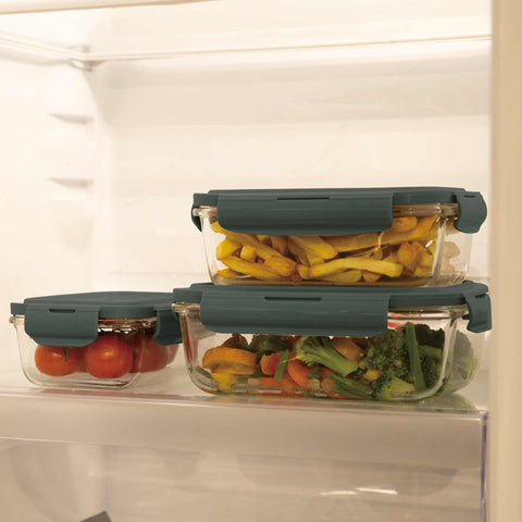 Juego De 3 Recipientes De Vidrio Para Alimentos, Imagen lifestyle