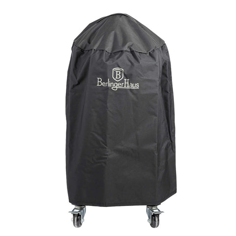  BH/8796, Parrilla Kamado con soporte alto y estantes laterales, Negra, para exteriores, Parrilla Kamado, Parrilla para exteriores, Parrillas y barbacoas