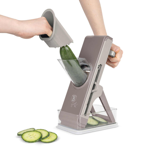 BH/8798, Cortadora de verduras, Crema, Gris topo, Utensilios de cocina, Cortadora y picadora
