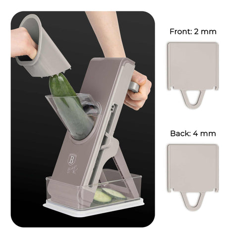 BH/8798, Cortadora de verduras, Crema, Gris topo, Utensilios de cocina, Cortadora y picadora