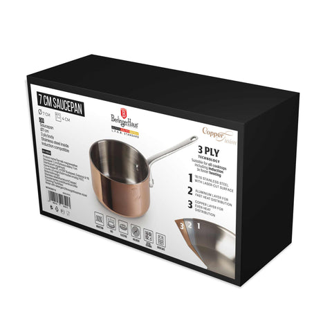  BH/8802, Cacerola de 7 cm, Cobre, Cacerola de 7 cm a., Cacerola, Batería de cocina, Cocina, Ollas y cazuelas, Cacerola