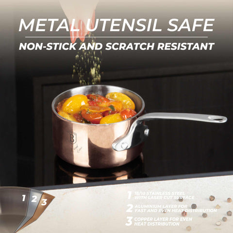  BH/8803, Cacerola 8,5cm, Cobre, Cacerola 8,5 cm a., Cacerola, Batería de cocina, Cocina, Ollas y cazuelas, Cacerola