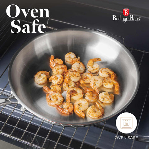  BH/8809, Sartén de 28 cm, Acero inoxidable, Cobre, Sartén de 28 cm, Sartén, Utensilios de cocina, Cocina, Sartenes