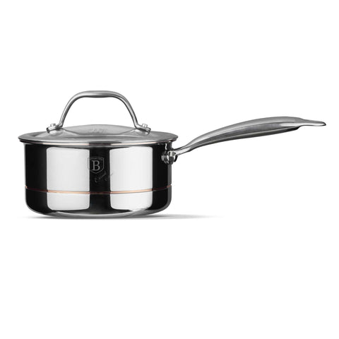  BH/8811, Cacerola con tapa 16cm, Acero inoxidable, Cobre, Cacerola 16 cm b., Cacerola, Cacerola con tapa, Batería de cocina, Cocina, Ollas y cazuelas, Cacerola