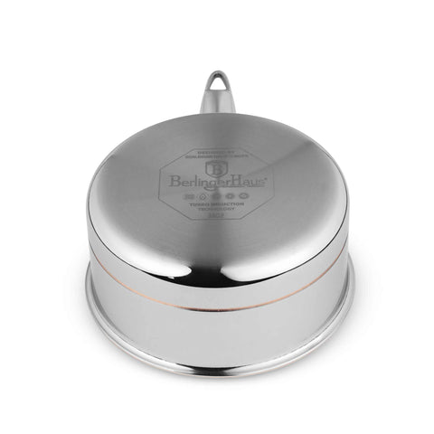  BH/8811, Cacerola con tapa 16cm, Acero inoxidable, Cobre, Cacerola 16 cm b., Cacerola, Cacerola con tapa, Batería de cocina, Cocina, Ollas y cazuelas, Cacerola