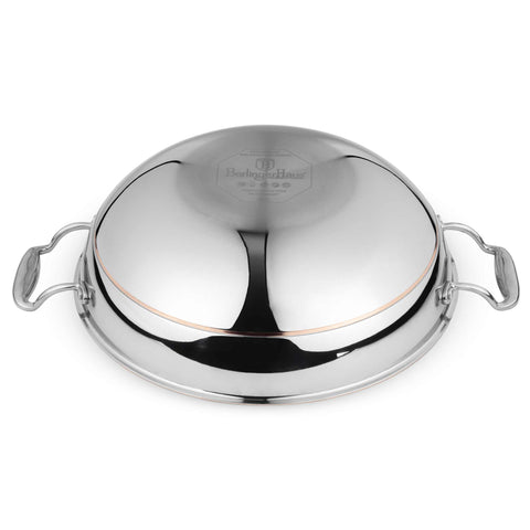  BH/8813, Wok con tapa 28cm, Acero inoxidable, Cobre, Wok 28 cm con tapa, Wok, Wok con tapa, Batería de cocina, Cocina, Sartenes