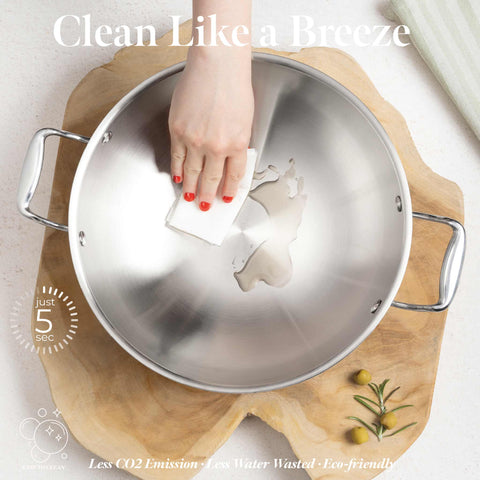  BH/8813, Wok con tapa 28cm, Acero inoxidable, Cobre, Wok 28 cm con tapa, Wok, Wok con tapa, Batería de cocina, Cocina, Sartenes