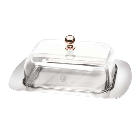  BH/8823,BH/8823A,Mantequera con tapa acrílica,Acero inoxidable,Mantequera,Vajilla,Otros