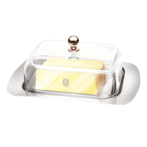  BH/8823,BH/8823A,Mantequera con tapa acrílica,Acero inoxidable,Mantequera,Vajilla,Otros