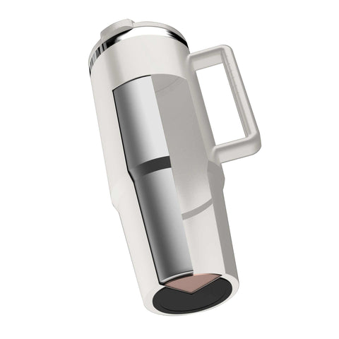 BH/8831P,BH/8831,Taza térmica de 1 l,Crema mate,Taza térmica,Taza de viaje para café,Botella,Frasco,Almacenamiento de alimentos