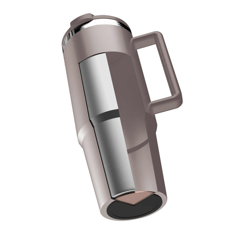  BH/8832, Taza térmica de 1 l, color topo mate, taza térmica, taza de café de viaje, botella, termo