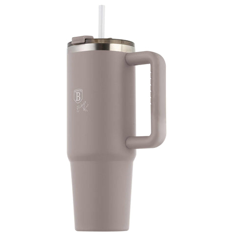  BH/8832P,BH/8832,Taza térmica de 1 l,Color topo mate,Taza térmica,Taza de viaje,Botella,Frasco,Almacenamiento de alimentos