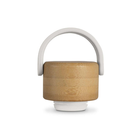  BH/8837, Termo con tapa de bambú 0,5L, Crema Mate, termo con tapa de bambú, termo, botella para beber