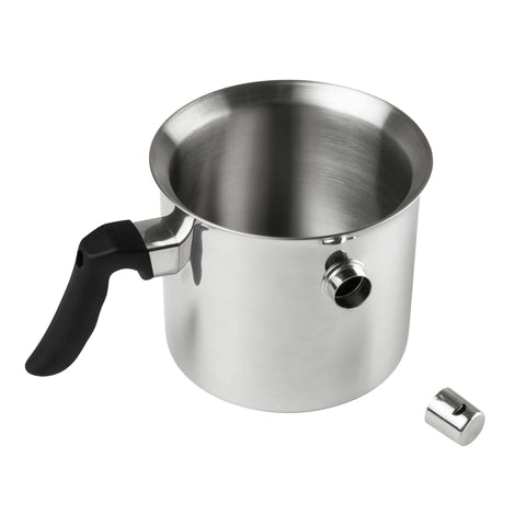  BH/8882, Lechera silbante de 2 l, acero inoxidable, olla para calentar leche, silbante, ollas y cazuelas