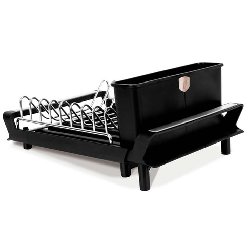  BH/8892, Escurridor de platos ajustable, Negro, Oro rosa, Escurridor de platos, Ajustable, Utensilios de cocina