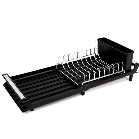 BH/8892, Escurridor de platos ajustable, Negro, Oro rosa, Escurridor de platos, Ajustable, Utensilios de cocina