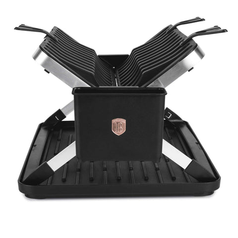  BH/8893, Escurreplatos, Negro, Oro Rosa, Utensilios de Cocina