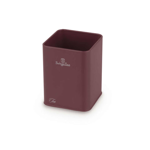  BH/8900, Panera con juego de 3 recipientes, Burdeos mate, panera con juego de recipientes, juego de recipientes, recipientes de cocina, contenedores de almacenamiento, panera, panera, almacenamiento de alimentos