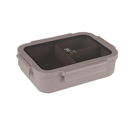  BH/8904, Lonchera, Gris topo mate, contenedor de alimentos, caja de alimentos, almacenamiento de alimentos