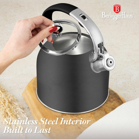  BH/8917, Hervidor con tapa de cristal 3,0L APTO PARA INDUCCIÓN, Antracita Mate, Hervidor con tapa de cristal