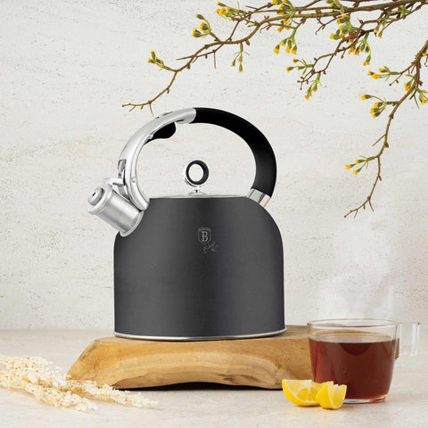  BH/8917, Hervidor con tapa de cristal 3,0L APTO PARA INDUCCIÓN, Antracita Mate, Hervidor con tapa de cristal