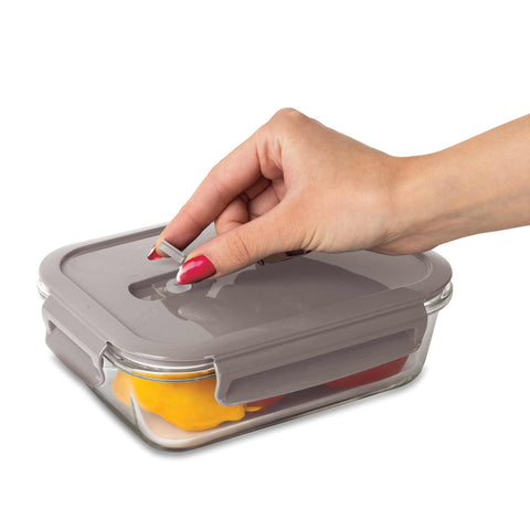  BH/8938, juego de 5 recipientes de vidrio para alimentos, vidrio, recipiente para alimentos, recipiente de vidrio para alimentos, caja para alimentos, almacenamiento de alimentos