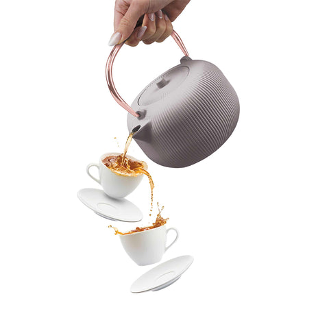  BH/8939, Tetera de hierro fundido 1L, Taupe mate, Tetera, Hierro fundido, Tetera de hierro fundido, Electrodomésticos, Plancha