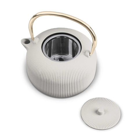  BH/8943, Tetera de hierro fundido 1L, Crema mate, Tetera, Hierro fundido, Tetera de hierro fundido, Electrodomésticos, Plancha