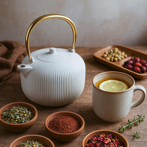 Tetera De Plancha Fundido De 1 L, Imagen lifestyle