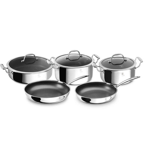 BH/8959, juego de utensilios de cocina de 8 piezas, acero inoxidable, juego de utensilios de cocina de 8 piezas, juego de utensilios de cocina, ollas y sartenes, juego de ollas y sartenes, juego, cocina, utensilios de cocina