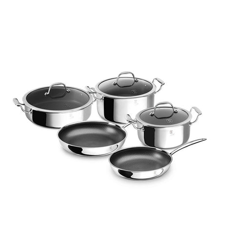 BH/8959, juego de utensilios de cocina de 8 piezas, acero inoxidable, juego de utensilios de cocina de 8 piezas, juego de utensilios de cocina, ollas y sartenes, juego de ollas y sartenes, juego, cocina, utensilios de cocina
