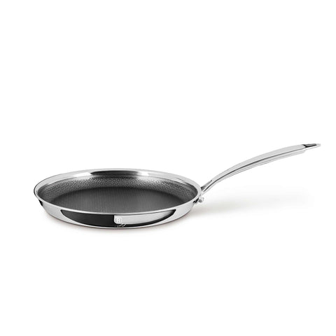 Product image of Pancake pan 26cm. Part of the Eternal Collection . Features: • Material: stainless steel with laser-cut surface • Size: 26*2,65 cm REGISTERED DESIGN BY BERLINGER HAUS!. (Studio view). Official Berlinger Haus product, boosted by Promintra sl.