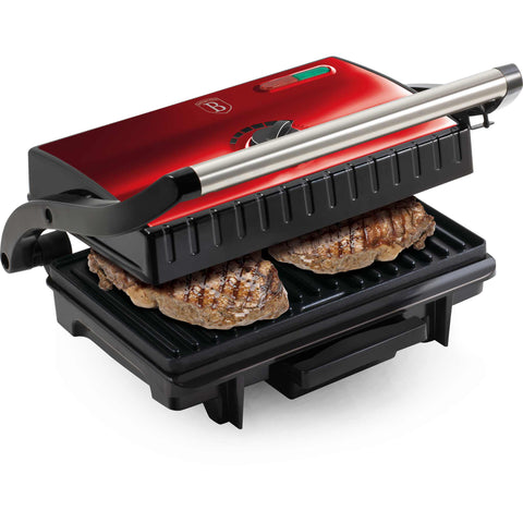 BH/9060, Parrilla eléctrica con bandeja recogedora de aceite, Burdeos, Rojo, Parrilla eléctrica a., Eléctrica, Parrilla eléctrica de mesa, Parrilla de interior, Parrilla de contacto, Parrillas y barbacoa, Parrilla eléctrica