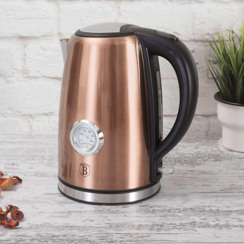  BH/9069, Hervidor eléctrico con termómetro 1,7L, Oro rosa, Hervidor eléctrico g., Eléctrico, Hervidor eléctrico con termómetro, Electrodomésticos de cocina, Hervidor