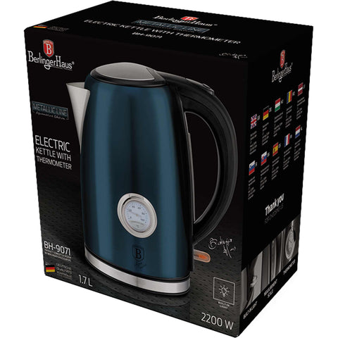  BH/9071, Hervidor eléctrico con termómetro 1,7L, Aguamarina, Azul, Hervidor eléctrico g., Eléctrico, Hervidor eléctrico con termómetro, Electrodomésticos de cocina, Hervidor