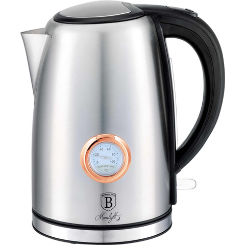  BH/9073, Hervidor eléctrico con termómetro 1,7L, Acero inoxidable, Hervidor eléctrico g., Eléctrico, Hervidor eléctrico con termómetro, Electrodomésticos de cocina, Hervidor