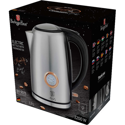  BH/9073, Hervidor eléctrico con termómetro 1,7L, Acero inoxidable, Hervidor eléctrico g., Eléctrico, Hervidor eléctrico con termómetro, Electrodomésticos de cocina, Hervidor