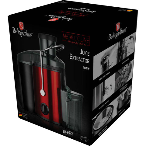 Exprimidor eléctrico de cítricos, exprimidor de zumo de naranja, exprimidor de zumo, eléctrico, extractor de frutas, burdeos, rojo, BH/9743, BH/9075