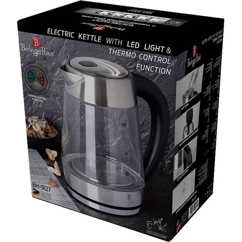  BH/9127, Hervidor eléctrico de vidrio, Acero inoxidable, Hervidor eléctrico d., Eléctrico, Electrodomésticos de cocina, Hervidor