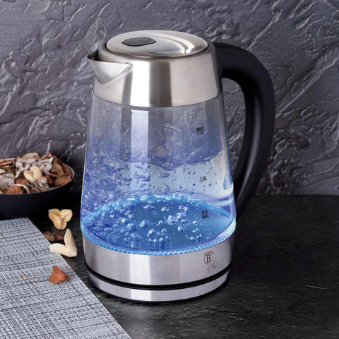  BH/9127, Hervidor eléctrico de vidrio, Acero inoxidable, Hervidor eléctrico d., Eléctrico, Electrodomésticos de cocina, Hervidor