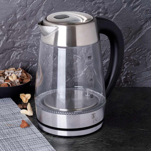  BH/9127, Hervidor eléctrico de vidrio, Acero inoxidable, Hervidor eléctrico d., Eléctrico, Electrodomésticos de cocina, Hervidor