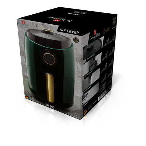  BH/9151, Mini freidora de aire 1,6L, Esmeralda, Verde, mini freidora de aire, eléctrica, freidora de aire, aceite, freidora sin aceite, Electrodomésticos de cocina, Freidora de aire