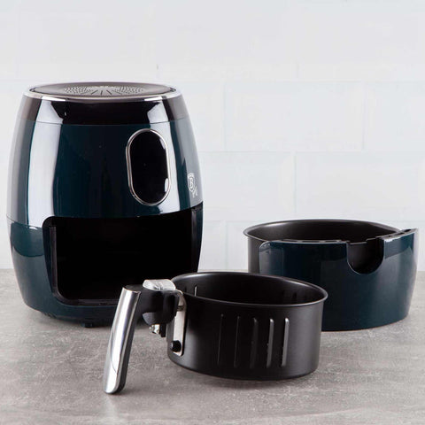  BH/9175, Freidora de aire de 2,6 l, color aguamarina, azul, eléctrica, digital, sin aceite, electrodomésticos de cocina