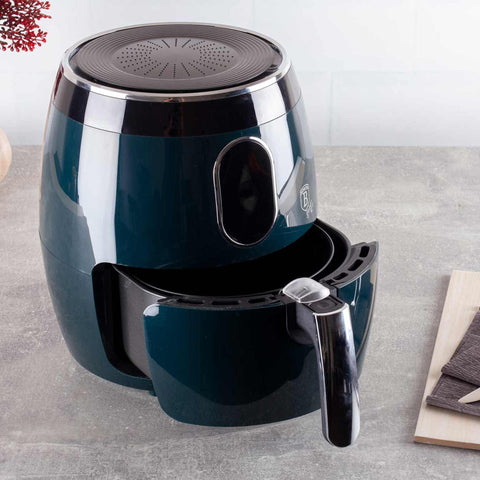  BH/9175, Freidora de aire de 2,6 l, color aguamarina, azul, eléctrica, digital, sin aceite, electrodomésticos de cocina