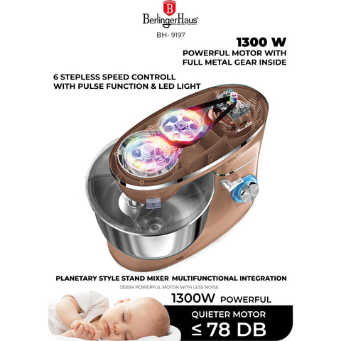  BH/9197, Robot de cocina, Oro rosa, Robot de cocina, Eléctrico, Batidora de pie, Robot de cocina, Electrodomésticos de cocina